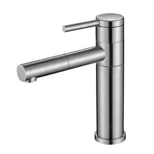 Gunmetal stainless steel basin vanity faucet products modern hot and cold tall water taps bathroom suppliers in chin