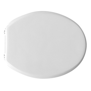 Asiento de Inodoro para Globe Prima Forma 1 Blanco, 50.5 cm de Largo, 37.5 cm de Ancho - Product Image 1