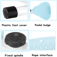100kg Capacité Matériau Durable Sport Exercice Twist Board Massage des Pieds Aérobie Taille Twister