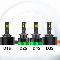 Kit de conversion de phares xénon vers LED 12V, ampoules ultra-lumineuses D1S/D2S/D3S/D4S, conception à double canal, phares automobiles série D