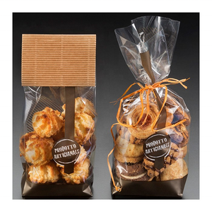 Sacs en <span class=keywords><strong>cellophane</strong></span> transparents en vrac personnalisés, résistants à l'humidité, pour friandises, bonbons, aliments - Product Image 3