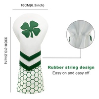 Housses de tête de Club de Golf étanche, couvre-tête à quatre feuilles, pour les pilotes de Golf 460cc, couvre-tête de conducteur de Golf