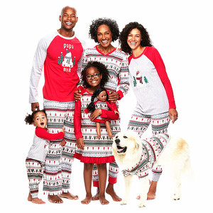 Conjuntos de Pijamas de Natal para Família, Roupas de Dormir Adulto e Crianças, Pijamas Fofos - Product Image 1