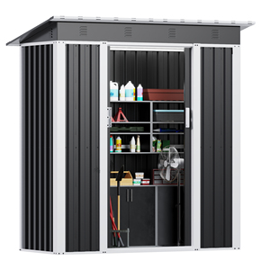 Caseta de Almacenamiento para Jardín de Acero Galvanizado, Caseta Metálica Impermeable para Exteriores, Caseta <span class=keywords><strong>Grande</strong></span> para Herramientas de Jardín - Product Image 6