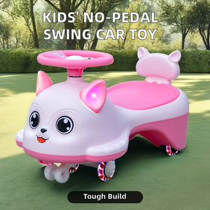 للبيع بالجملة سيارة متأرجحة متوازنة بدون دواسة للأطفال من عمر 1-5 سنوات سيارة ملتوية بعجلة كهربائية عن بعد للأولاد والبنات - Product Image 6