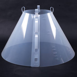 도매 조정 가능한 보호 개 엘리자베스 칼라 애완 동물 고양이 개 복구 고리 - Product Image 2