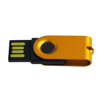 XZ-001 jumlah besar kostum disk usb putar logam mini dengan gantungan kunci Stik usb putar murah