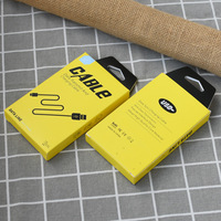 Boîte d'emballage de câble de données USB Type C Carton réutilisable pour accessoires de téléphone portable pour l'électronique grand public
