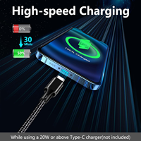 Câble de données de charge rapide Durable de Type C à C 20W 60W 100W nylon tressé usb type c haute qualité pas cher prix usine en gros