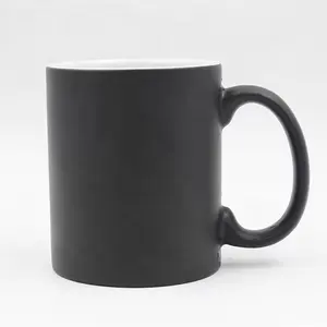 Bán buôn thay đổi màu sắc cốc cà phê tùy chỉnh gốm 11oz nhiệt nhạy cảm thăng hoa Mug