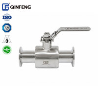 Vanne à boisseau sphérique manuelle intégrée à connexion rapide, résistante à la corrosion, hygiénique, à installation directe, avec une bonne performance d'étanchéité