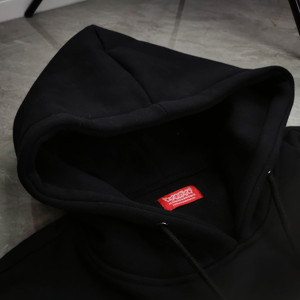 Custom Logo Cheap Winter Plain Wholesale Cotton <strong>Pullover</strong> Men's Hoodie Set - Product Image 5