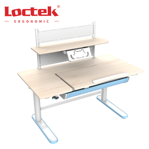 Scrivania Ergonomica Loctek <span class=keywords><strong>per</strong></span> Studenti e Bambini, Regolabile in Altezza con Inclinazione, Modello CD201 con Libreria - Product Image 3