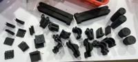 Services de fabrication de pièces en caoutchouc silicone moulé sur mesure, non standard, avec logo de marque LXL, MOQ 10 pièces, emballage pour coffret cadeau
