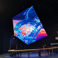 Innovativo Display LED a Cubo Magico P25 per Interni ad Alta Definizione con Cinque Lati