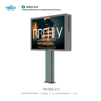 Panneau d'affichage publicitaire LED fixe haute définition étanche pour extérieur, CMS piloté par IA, luminosité 10000 cd, angle de vision 160° pour