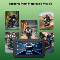 Aoocci C3 Pro Premium Layar Pintar Motor 5 Inci Monitor Tekanan Ban untuk Sepeda Motor Universal