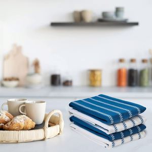 Serviette de cuisine personnalisée en coton pur absorbant, imprimée numériquement, carrée ou ronde, antimicrobienne - Product Image 2