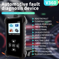 V360 Kfz-Fehlerdiagnosegerät OBD2 Automobil-Motortester ELM327 Lesegerät für Jahresinspektion und Vorprüfungen