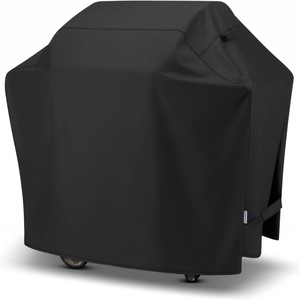 Housse de protection <span class=keywords><strong>pour</strong></span> <span class=keywords><strong>barbecue</strong></span> à gaz extérieur 210D résistante à l'eau 152 x 71 x 117 cm Noir - Product Image 3