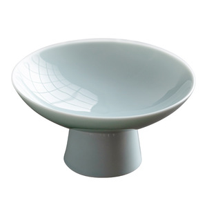 Plato de Cerámica para Frutas, Forma Irregular, Porcelana de Lujo, Estilo Retro, Bandeja para Postres de Boda, Plato para Aperitivos y Té, Ofrenda Budista - Product Image 5