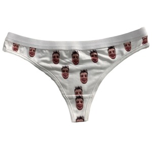 수요에 인쇄 섹시한 성숙한 여성의 브리프 원활한 끈 팬티 여성용 추적없는 G-스트링 팬티 - Product Image 3