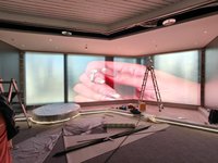 Pantalla LED Transparente Holográfica 3D |   Efecto 3D a simple vista para publicidad en escaparates