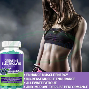 Gommes à la créatine et aux électrolytes monohydratés Prise en charge de la gestion de l'énergie Améliore les bonbons à la créatine musculaire - Product Image 3