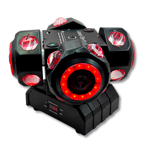 <span class=keywords><strong>Prix</strong></span> Usine 180W Projecteur <span class=keywords><strong>de</strong></span> Scène Disco 4 Têtes Rotatives Effet Roue <span class=keywords><strong>de</strong></span> <span class=keywords><strong>Feu</strong></span> RGBW 4-en-1 Faisceau Laser Flash DMX512 Contrôle Sonore Lumières DJ - Product Image 1