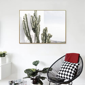 Peinture murale Guanjun Nouvelle Collection : Château Bohème <span class=keywords><strong>Cactus</strong></span> pour Salon, Décoration Intérieure, Tableau Flottant - Product Image 4