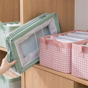 Oxford Fabric Home Organizing <b>Box</b> Folding Steel Frame <b>Storage</b> <b>Box</b> Clothing <b>Storage</b> <b>Bins</b> - Product Image 4