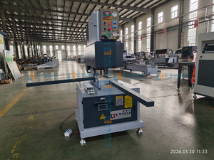 Machine de soudage sans soudure à tête unique, motorisée et contrôlée par PLC, de qualité supérieure, pour la production de portes et fenêtres en PVC/UPVC et en aluminium - Product Image 4
