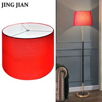 Abat-jour en tissu de haute qualité, design professionnel, multicolores, personnalisable, abat-jour cylindrique en tissu pour lampadaire et lampe de table