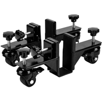 Chariot de levage robuste en aluminium pour portes, avec roulettes de glissement efficaces pour machines à palettes en bois, facile à utiliser