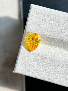 Laboratorio di gioielli Zhanhao coltivato giallo diamante forma fantasia forma di pera giallo vivido ica certificato 1ct 2ct 5ct fantasia giallo intenso - Product Image 5