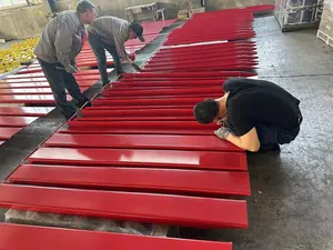 Estensioni forcella per carrelli elevatori pesanti 9 pollici di lunghezza x 4 pollici di larghezza forcella per carrelli elevatori 1 paio di rosso