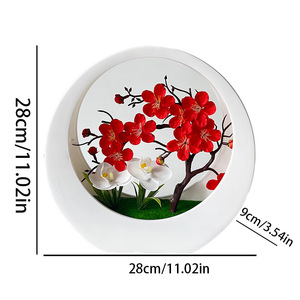 Nueva Caja Decorativa con Aroma Realista, Orquídea Phalaenopsis y <span class=keywords><strong>Chimonanthus</strong></span> en Maceta, Decoración para la Entrada del Hogar, Planta Artificial en Maceta para Sala de Estar - Product Image 6