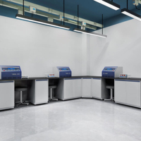 Banc de laboratoire universitaire tout acier pour la recherche et l'enseignement en université et les projets de laboratoire des sciences de la vie