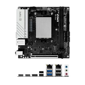 TOPC R7-8845HS Mini ITX moederbord SATA geïntegreerde grafische kaart 64GB RAM DDR5 USB4 desktopcomputer voor gaming & kantoor - Product Image 2
