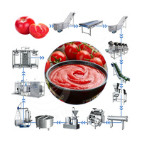 Ligne de production industrielle de tomates en conserve ORME pour la fabrication de sauce tomate Usine de transformation de pâte de tomate