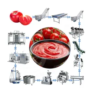 ORME Tomato Sauce Make Machine Industrial Canned Tomato Production Line Tomato Paste Process Plant