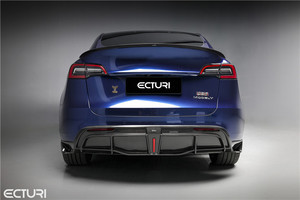 ชุดแต่ง FORTesla ModelY รุ่นใหม่ สไตล์ ECT คาร์บอนไฟเบอร์  ลิ้นหน้า สเกิร์ตข้าง ดิฟฟิวเซอร์ สปอยเลอร์  แบบติดตั้งเอง อะไหล่ทดแทน - Product Image 4