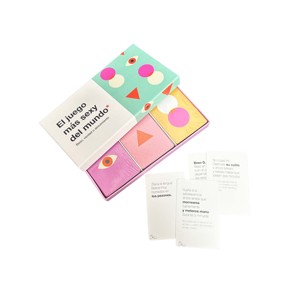 Juegos <span class=keywords><strong>de</strong></span> Cartas Publicitarias Brillantes Personalizadas con <span class=keywords><strong>3</strong></span> Barajas Diferentes, Ecológicas, en Español, en una Elegante Caja <span class=keywords><strong>de</strong></span> Papel - Product Image 1