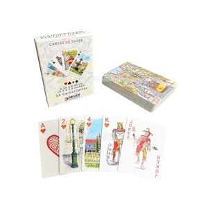 Biểu Tượng Tùy Chỉnh Bóng Thân Thiện Với Môi Có Thể Tái Chế Bền Chơi Thẻ Với Bao Bì OEM Cho Sử Dụng Khuyến Mại - Product Image 4