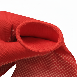 Gants en tricot standard en polyester 100 % avec points en PVC, élastiques, lavables et réutilisables, longueur poignet - Product Image 2