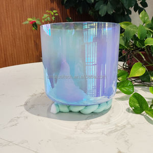 Cuencos de Cristal Transparentes para Sanación Sonora Q're, Cuencos de Cuarzo para Baño de Sonido - Product Image 5