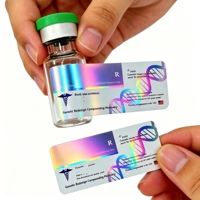 Étiquettes autocollantes en vinyle imperméables pour formules cosmétiques, flacons de 2 ml, 10 ml, 15 ml, poudre