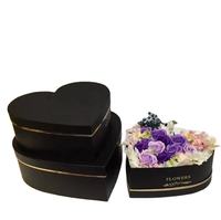 2025 élégante meilleure boîte à fleurs de la Saint-Valentin à votre fille désherbage/emballage cadeau d'anniversaire en forme de coeur