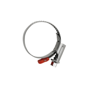 Collier de serrage métrique en acier inoxydable à verrouillage de sécurité, raccord hydraulique à dégagement rapide avec surface lisse pour tuyaux