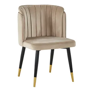 Hot selling living room furniture indoor modern velvet fabric single sofa chair